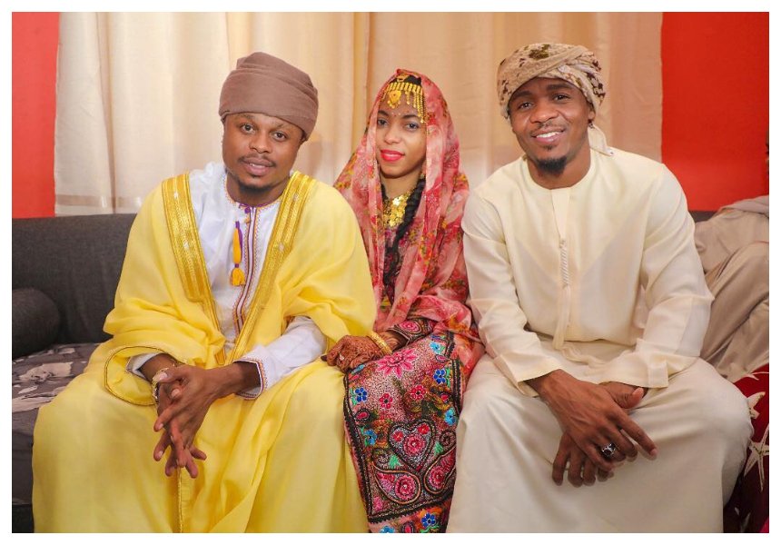 In pictures: Abdu Kiba's wedding held just days after his brother Alikiba married his sweetheart in Mombasa