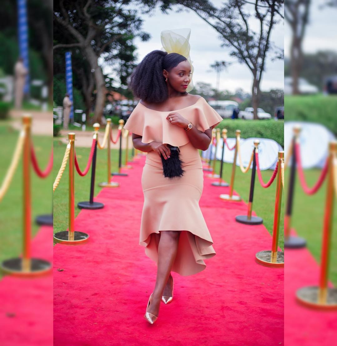 Catherine Kamau aka Celina struts the red carpet at Windsor Golf Hotel and Country Club