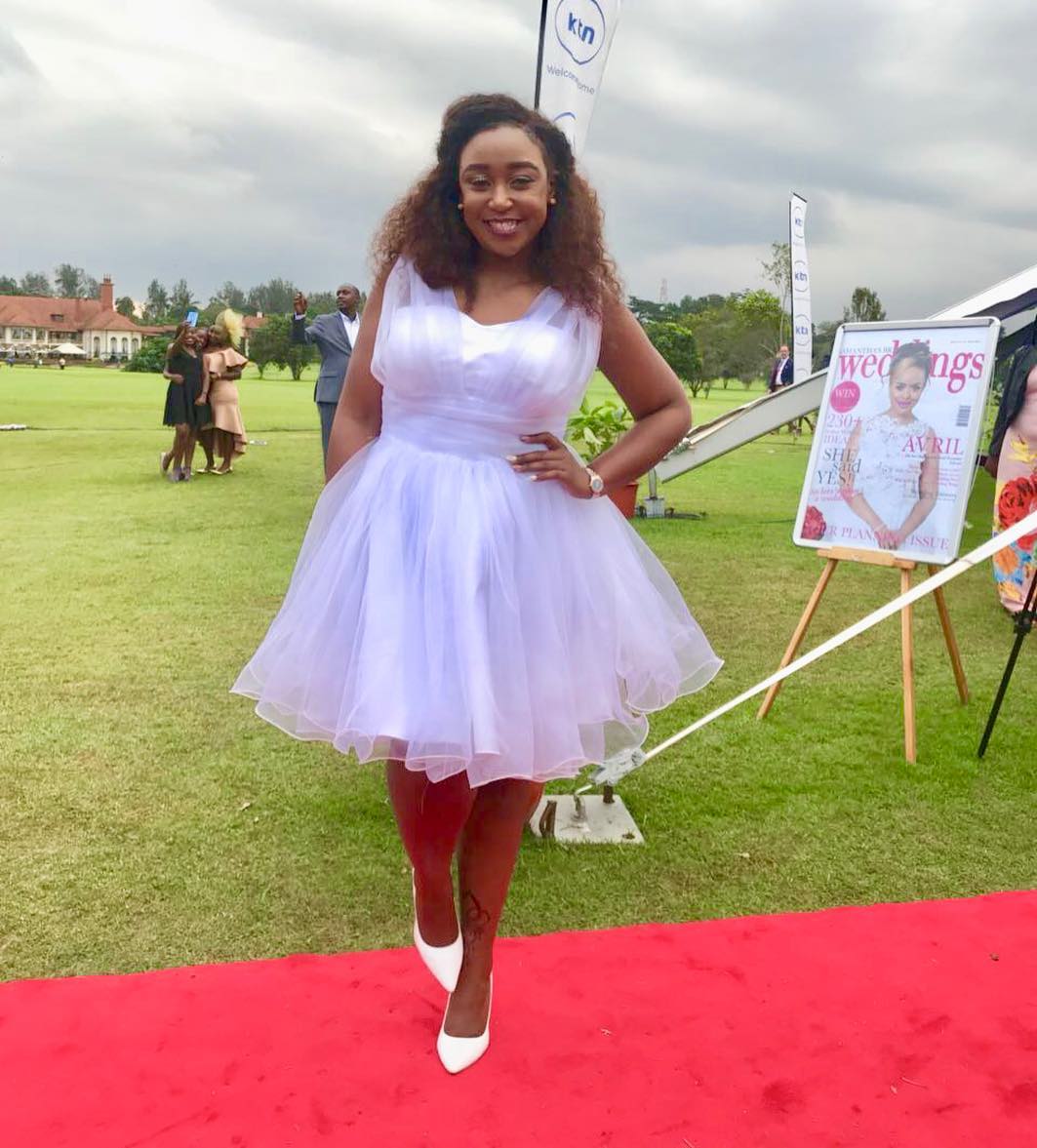 Betty Kyallo poses for a photo at Windsor Golf Hotel and Country Club