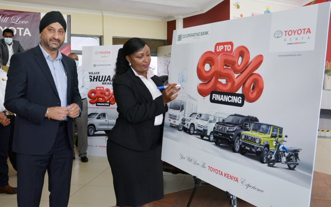 Businesses and farmers to gain as Co-op Bank seals a landmark 95% vehicle financing deal with Toyota Kenya