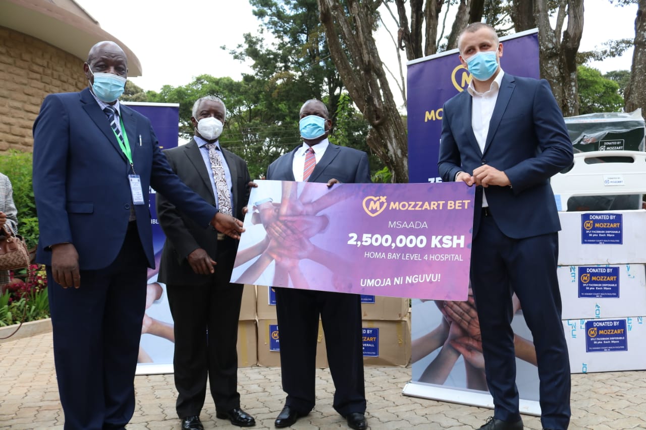 Homa Bay County Governor Cyprian Awiti: Mozzart’s donations will improve health care in our county