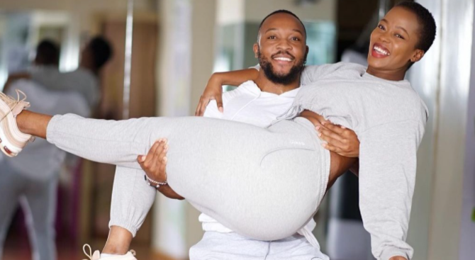 Corazon Kwamboka and Frankie Just Gym it giving obvious hints about unborn baby’s gender (Photos)