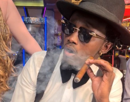 “Huna jipya” Bahati told after sharing a video smoking electric cigarette