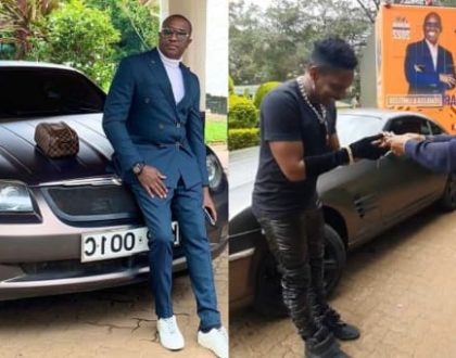 Who's Fooling Who?- Jimmy Wanjigi's Car Gift To Eric Omondi Alleged To Be Owned By Steve Mbogo (Photos)