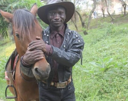 ‘Karibu akae lil Nas’ Stivo Simple boy’s new cowboy look leaves netizens excited (Photos)