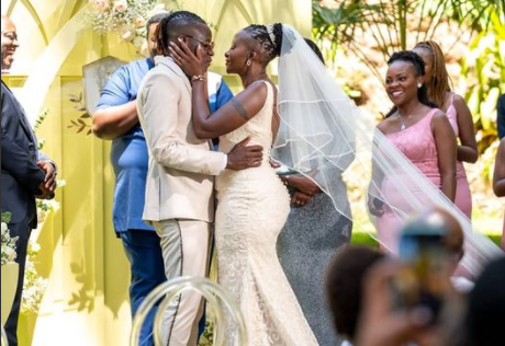 Guardian Angel Weds 52 Year Old Esther Musila On His Birthday (Photos)