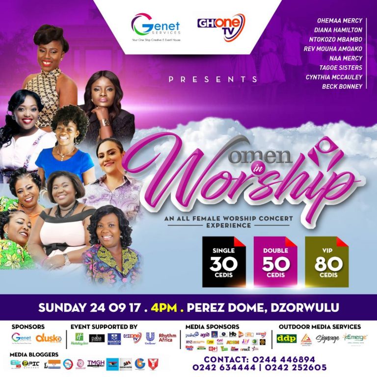 Ntokozo Mbambo, Ohemaa Mercy, Tagoe Sisters and more for ‘Women In Worship’, September 24