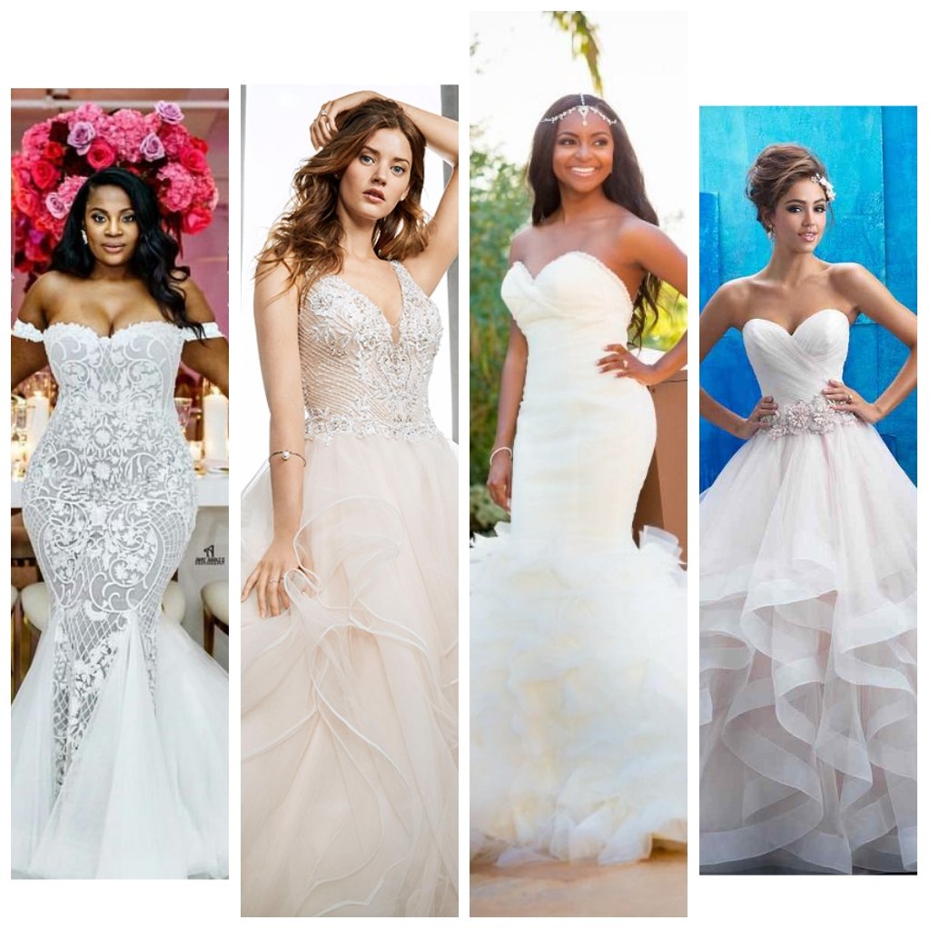 Check Out 8 Wedding Gown Styles,Their Names And Ideal Body Types To Match