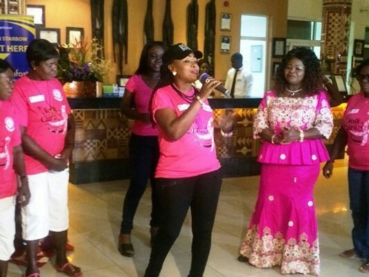 Akosua Agyapong Spearheadeds BCI’s Cancer Awareness Flash Mob