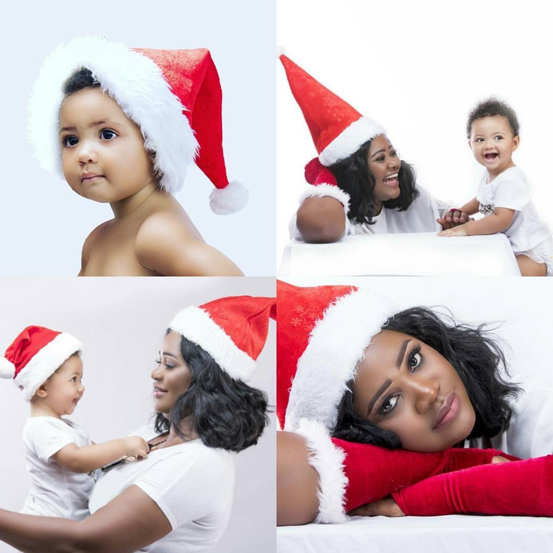 More Christmas Photos From Celebrities And Slay Queens