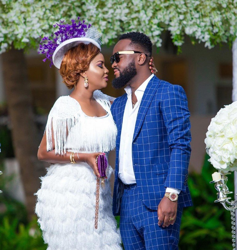 Couple Goals! Nana Ama McBrown Almost Shares A Kiss With Husband, Maxwell Mensah