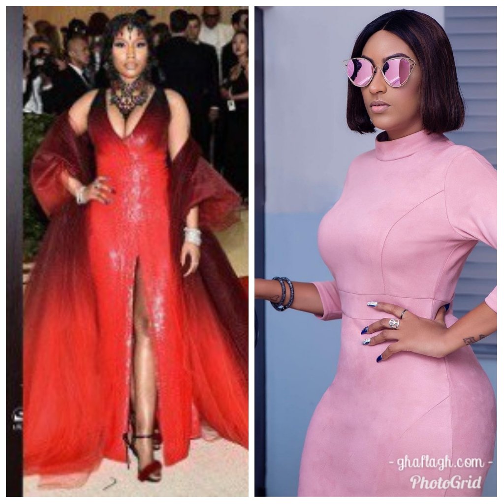 Social Media Users ‘Attack’ Juliet Ibrahim For ‘Mocking’ Nikki Minaj’s MET Gala Outfit