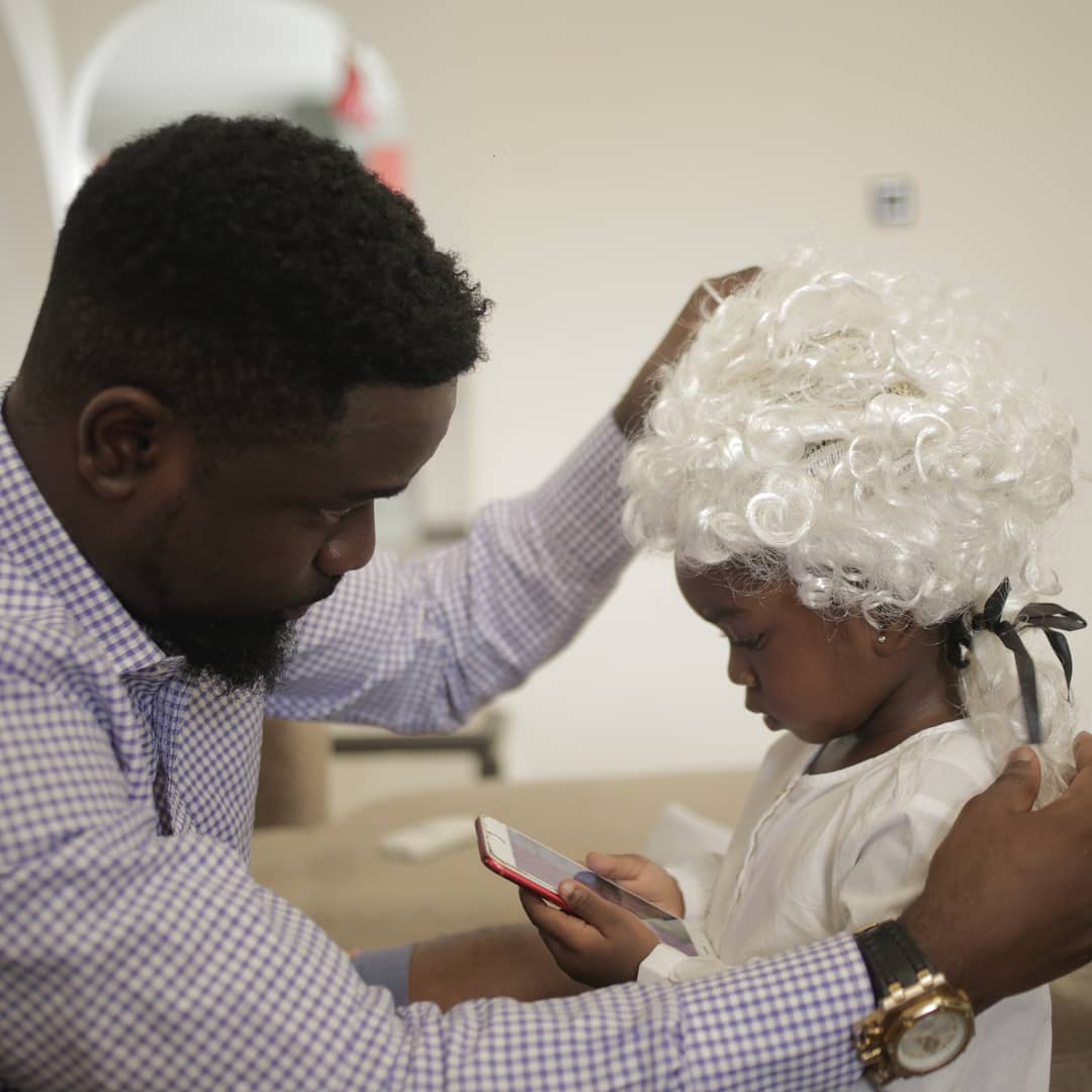 Photos: Sarkodie Blesses Daughter To Become A Barrister In Future