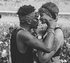 Shatta Wale Begs Michy To Allow Him ‘Eat’ Her Once Again