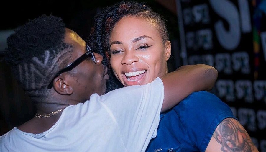 WATCH: Shatta Wale Kisses Michy To Celebrate Their Re-Union