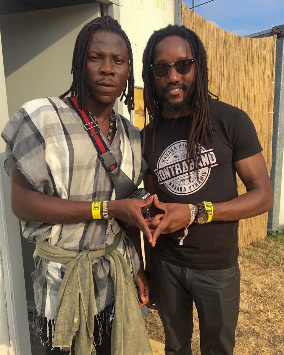 Jamaican Reggae Artiste, Kabaka Pyramid Celebrates Stonebwoy