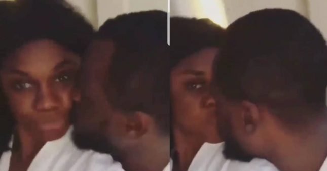 Becca Gets The Internet Buzzing With Video Of She And Her Husband Kissing