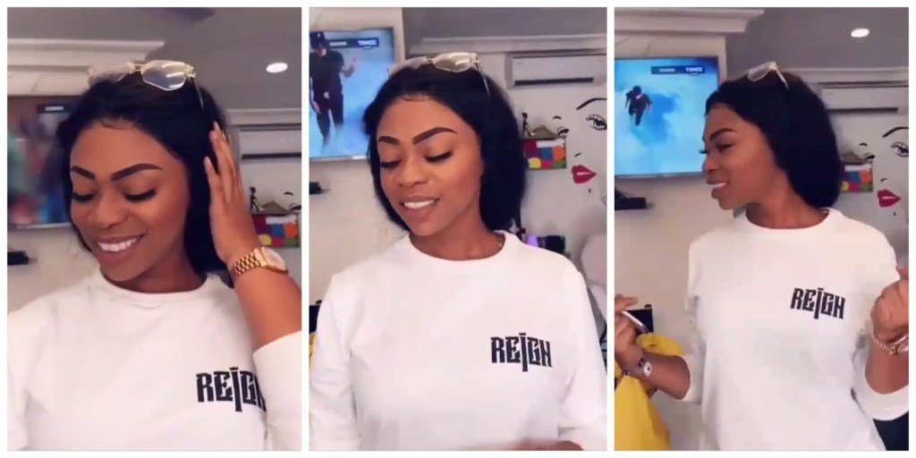 Michy Rocks In A Customized ‘Reign Album’ T-Shirt(VIDEO)