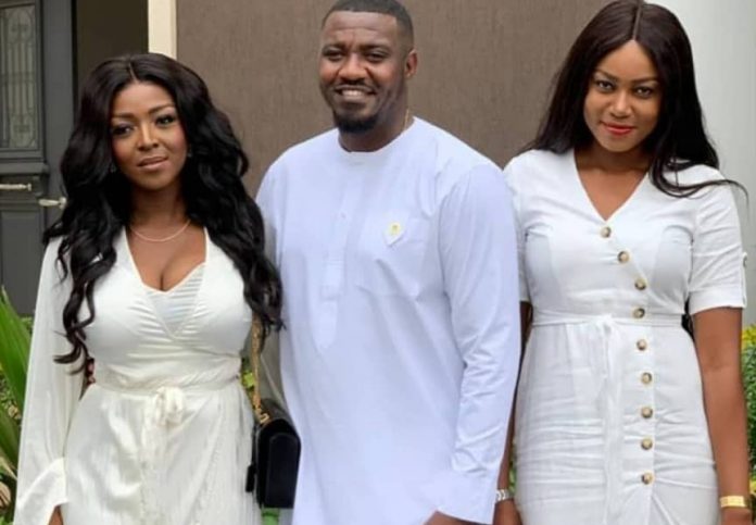 John Dumelo And Wife Outdoor Son With Yvonne Nelson, Okoro & Nadia Buari