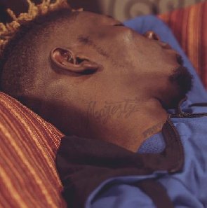 Shatta Wale Tattoos His Son’s Name, ‘Majesty’ On His Neck(PHOTO)