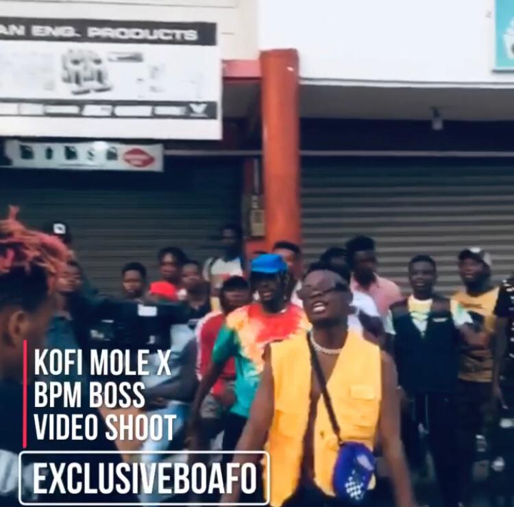 Kofi Mole Shoots Music Video For Next Release Featuring BPM BOSS.
