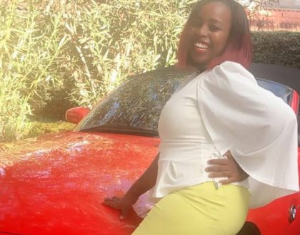 Mum goals! Saumu Mbuvi steps out with her baby for the first time