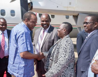 “Uhuru is a good friend of mine, a very personal friend” Raila’s sister Ruth Odinga maintains cordial relationship with President Uhuru even though his father made her strip naked