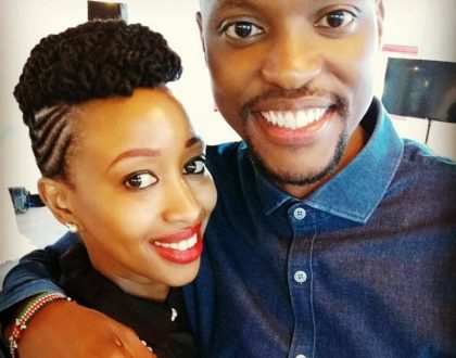 Janet Mbugua’s husband Eddie Ndichu demonstrates his taste for classic cars by buying a 1975 vintage Audi (Photos)