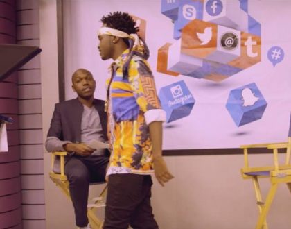 Bahati embarrasses Larry Madowo as he rudely walks out of an interview he had with him on NTV