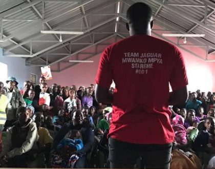 Jaguar sends his competitors back to the drawing board as he launches massive project in Starehe constituency to win over electorates (Photos)