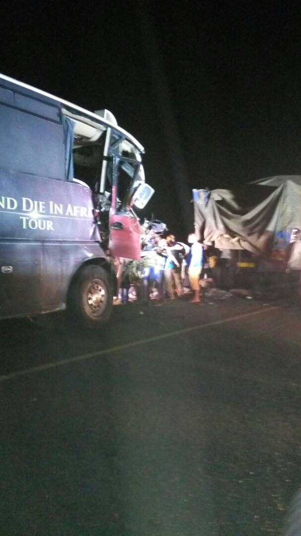 Sauti Sol tour bus involved in an accident, 