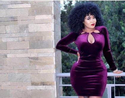 "It is as fake as your figure" Fans troll Vera Sidika after flashing her camel toe in tights