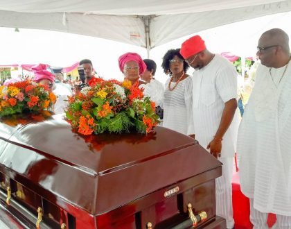 Anselm Maubuko's mum laid to rest