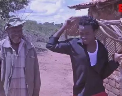 “I left the City to trace my roots” Bahati meets his centenarian grandfather after years (Photos)