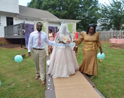 Bishop Margaret Wanjiru’s multiethnic family grows bigger as her daughter exchanges vows with a Luhya man in USA (Photos)