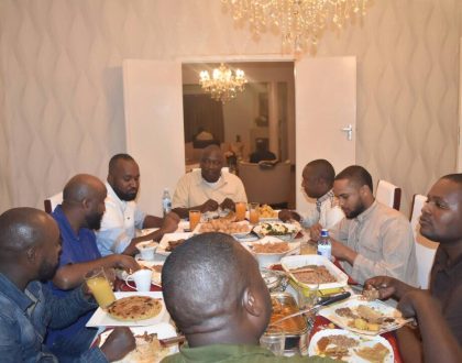 Steve Mbogo hosts Jamal Gadaffi and Hassan Joho for Iftar at his fancy mansion (Photos)