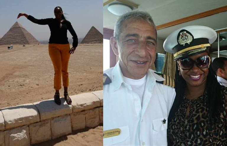 Best vacation ever! Kanze Dena cruises on Egyptian presidential yacht (Photos)