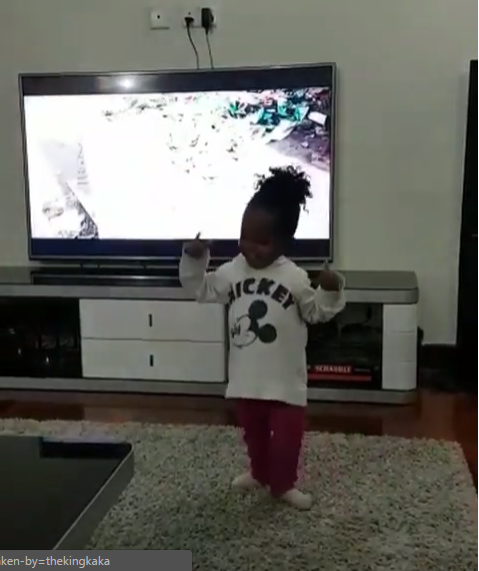 King Kaka's daughter dancing 