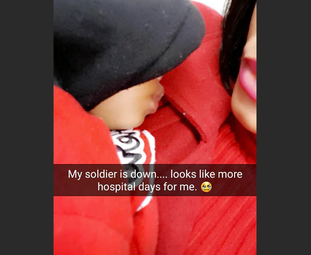 Baby Nillan rushed to hospital