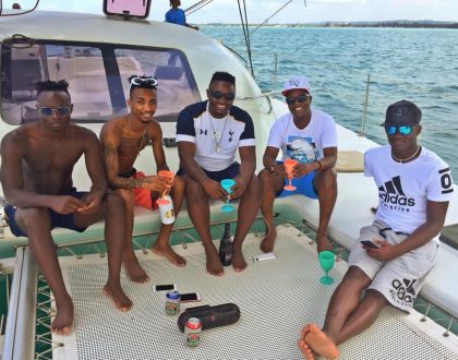 Pesa Otas! Victor Wanyama flies his friends to Tanzania for a 'boys Vacation' (Photos)