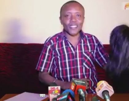 Maina Kageni explains why he decided to vie for Nairobi Women Representative seat (Video)