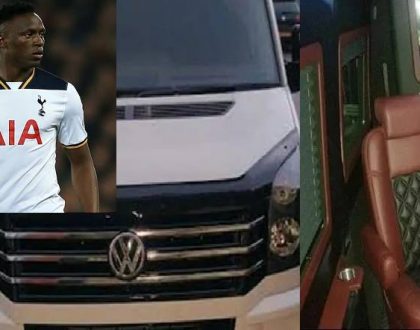 Inside Victor Wanyama’s Kes 25 million Volkswagen which has a fridge, coffeemaker and rotating seats (Photos)