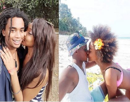 Elodie Zone publicly exchanges saliva with new sweetheart months after dumping Kibaki’s grandson (Photos)