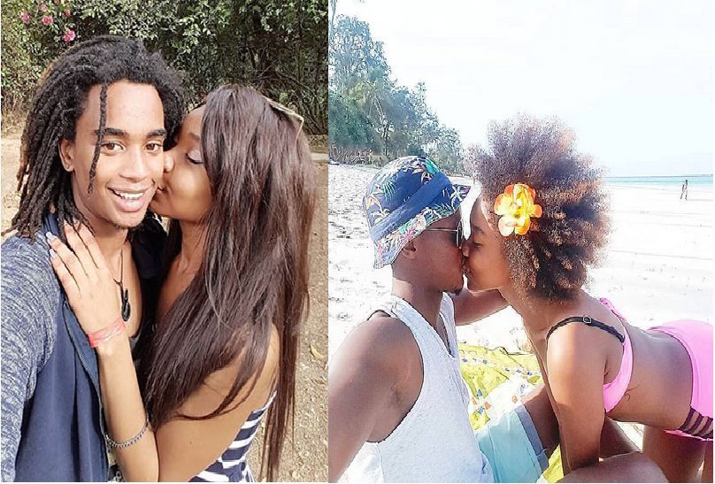 Elodie Zone publicly exchanges saliva with new sweetheart months after dumping Kibaki’s grandson (Photos)