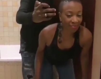 This could be the reason why Nameless cannot think of leaving his wife, check out Wahu grinding on him in the Washroom