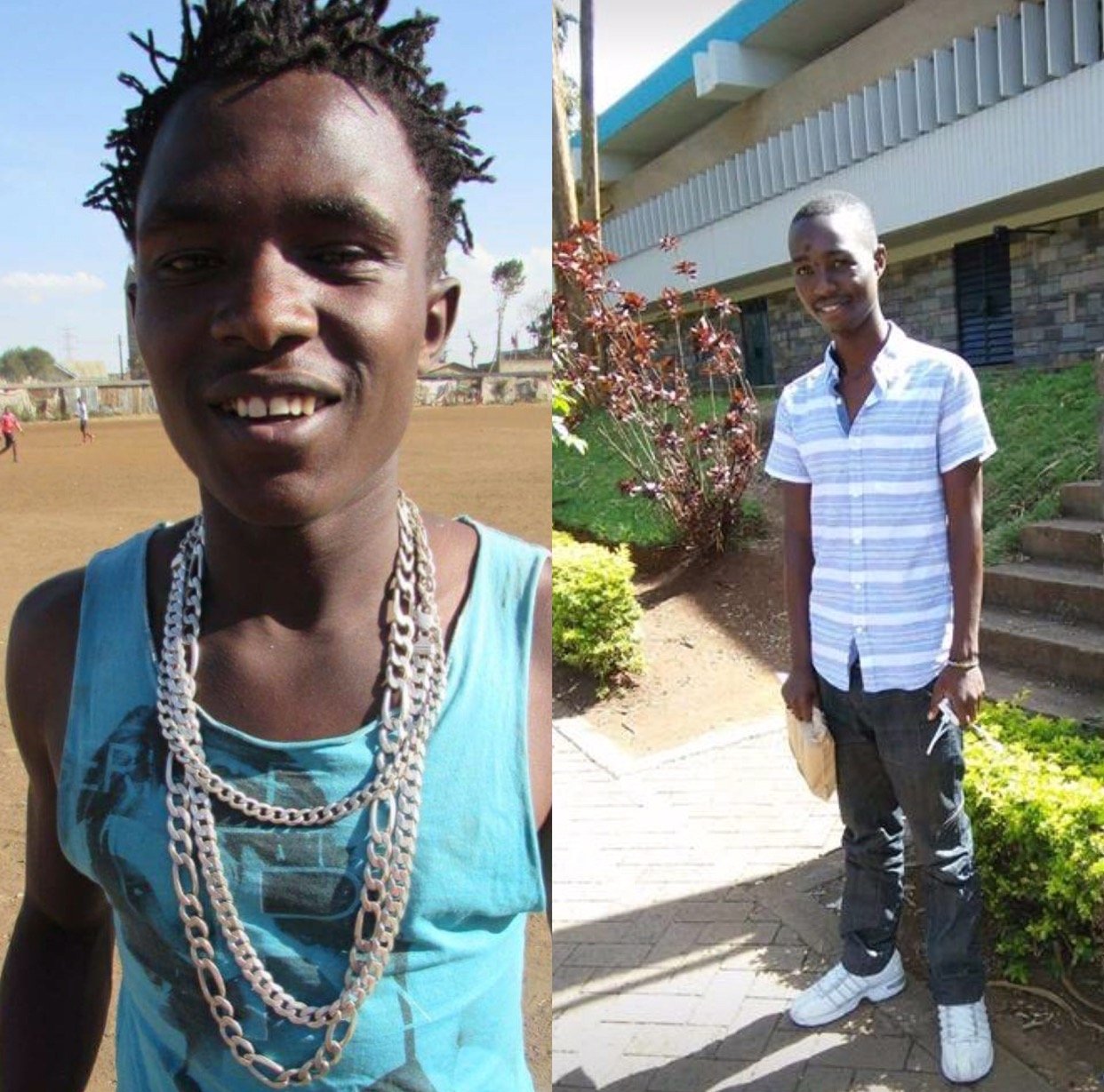 "Jonte and Kamore you've been warned!" Hessy Wa Kayole shares photos of the young men he will shoot to kill next time!