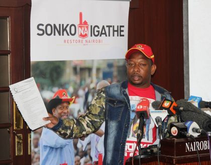 Sonko ruthlessly tears journalist apart during a press conference (Video)