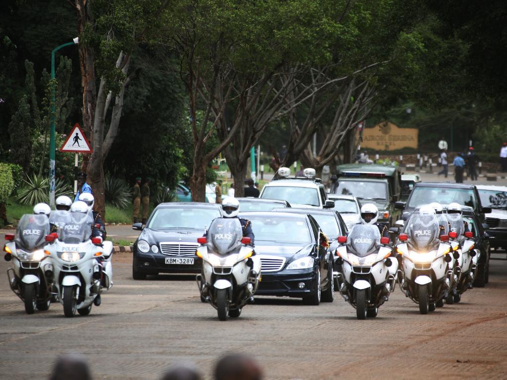 President Uhuru Kenyatta’s motorcade involved in an accident in Nyamira