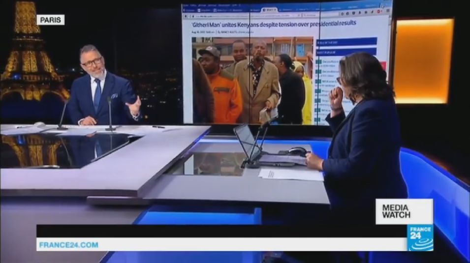 France leading TV station spends 3 minutes talking about Githeri man