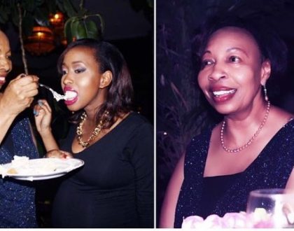 This is how former Citizen TV's news anchor Janet Mbugua celebrated her mum's birthday